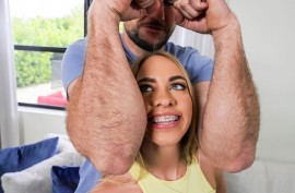 Секс с красоткой в черном белье